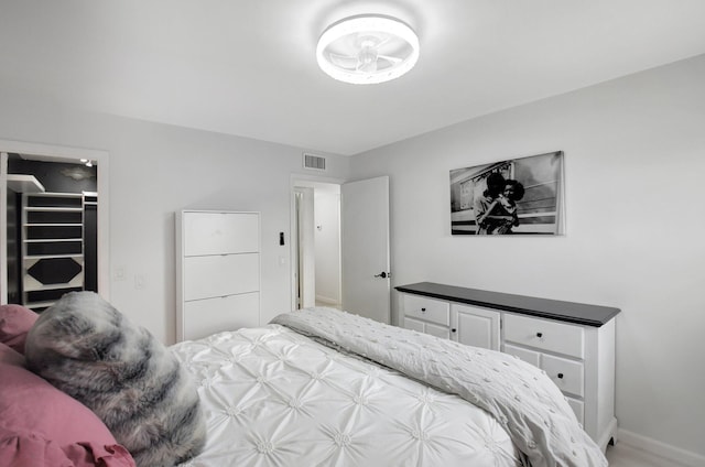 373 Piedmont H, Delray Beach, FL 33484 - bedroom with baseboards and visible vents