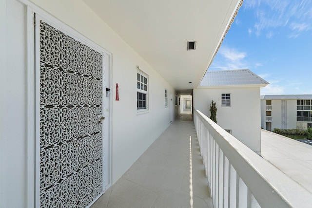 view of hall