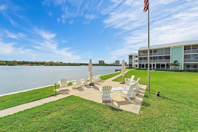 property view of water