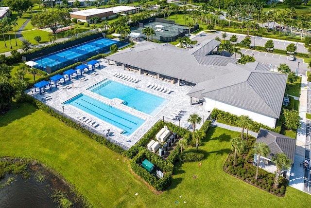 7113 Peters Ln, Delray Beach, FL 33446 - drone / aerial view