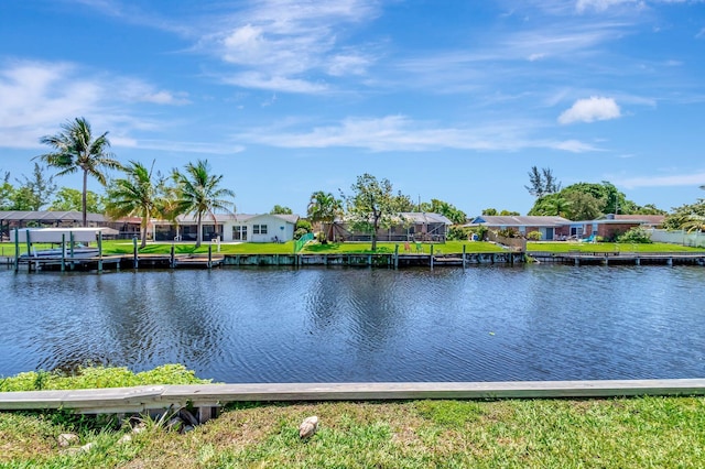 1746 W Terrace Dr, Lake Worth, FL 33460 - water view with nearby suburban area