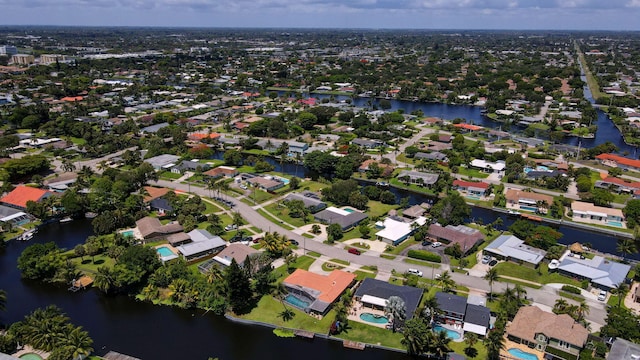 1746 W Terrace Dr, Lake Worth, FL 33460 - aerial view of property's location with a large body of water and nearby suburban area