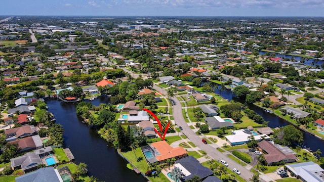 1746 W Terrace Dr, Lake Worth, FL 33460 - view of property location featuring a large body of water and nearby suburban area