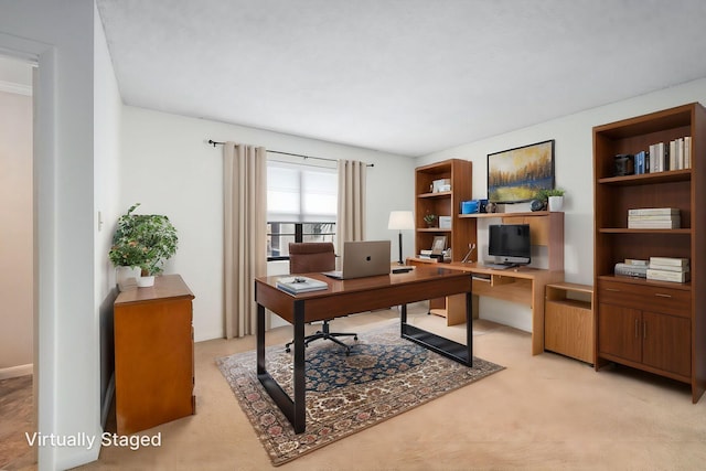 2050 Oleander Blvd Unit 3-206, Fort Pierce, FL 34950 - office space with light colored carpet and built in features