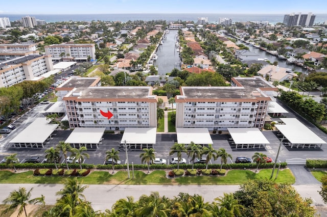 2809 Florida Blvd Unit 307, Delray Beach, FL 33483 - aerial view with a water view and a city view