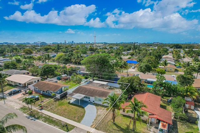 180 NW 18th St, Pompano Beach, FL 33060 - aerial view featuring a residential view
