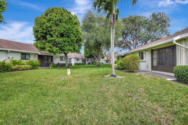 9805 Walnut Tree A Way Unit A, Boynton Beach, FL 33436 - view of yard