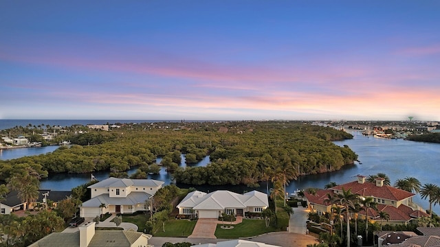 7 Inlet Cay Dr, Ocean Ridge, FL 33435 - aerial view with a water view and a residential view
