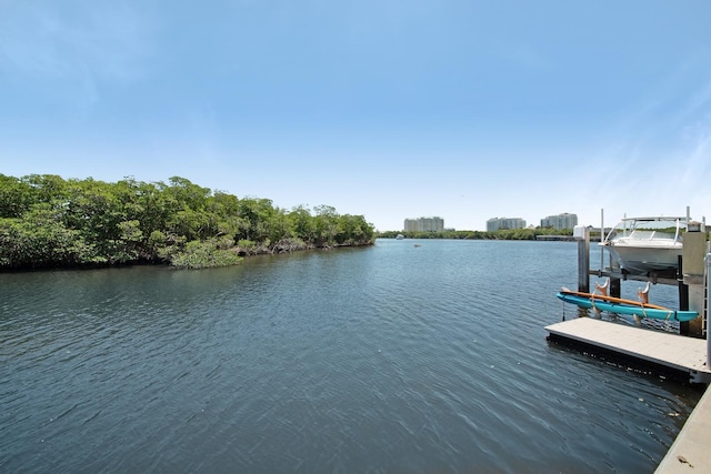 7 Inlet Cay Dr, Ocean Ridge, FL 33435 - view of dock with a water view and boat lift