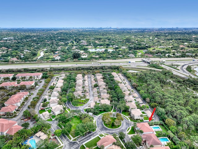 8086 Bautista Way, Palm Beach Gardens, FL 33418 - bird's eye view featuring a residential view