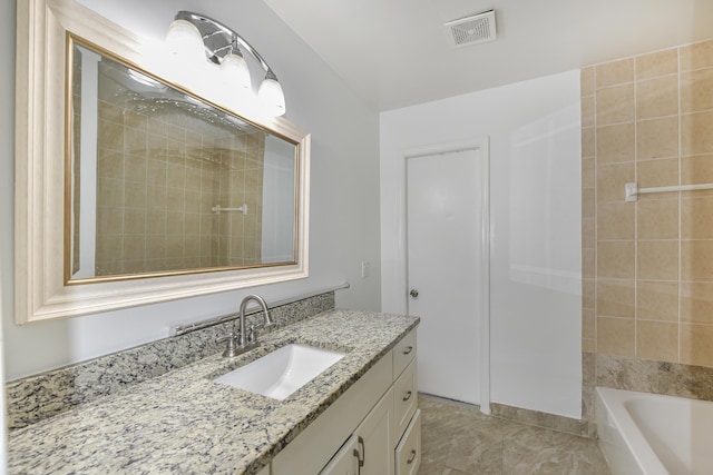 1168 SE Clifton Ln, Port Saint Lucie, FL 34983 - bathroom with a bathtub, vanity, and a shower