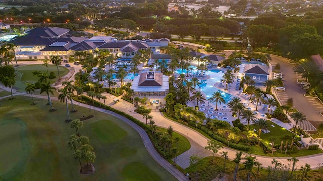 birds eye view of property featuring a residential view