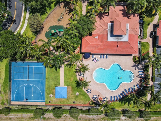 3119 N Evergreen Cir, Boynton Beach, FL 33426 - drone / aerial view of a pool