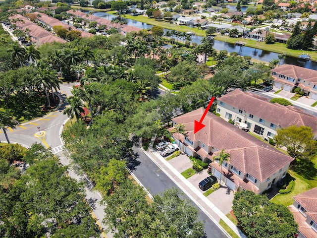 3119 N Evergreen Cir, Boynton Beach, FL 33426 - aerial view of residential area with a nearby body of water