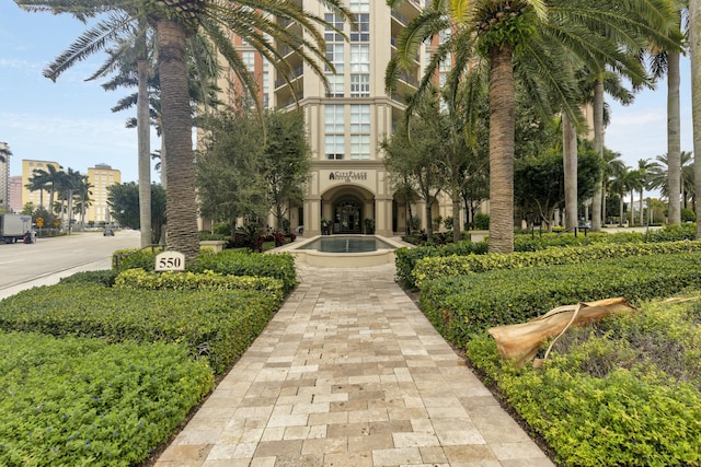 view of property
