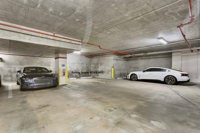 view of parking deck