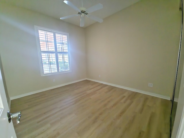 10902 SW Blue Mesa Way, Port Saint Lucie, FL 34987 - spare room with light wood finished floors and ceiling fan