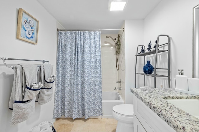 2773 S Ocean Blvd Unit 407, Palm Beach, FL 33480 - bathroom with vanity, shower / bath combo with shower curtain, and tile patterned floors