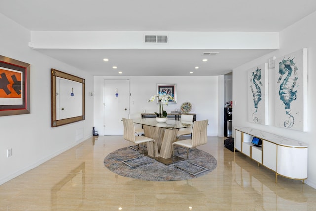 2773 S Ocean Blvd Unit 407, Palm Beach, FL 33480 - dining space featuring recessed lighting
