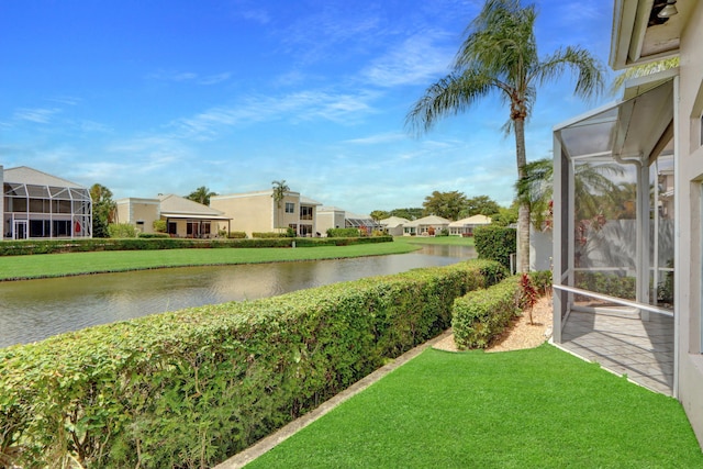 water view with a residential view