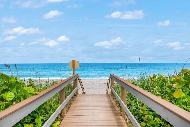 9900 S Ocean Dr Unit 1601, Jensen Beach, FL 34957 - view of property's community featuring a view of the beach and a water view