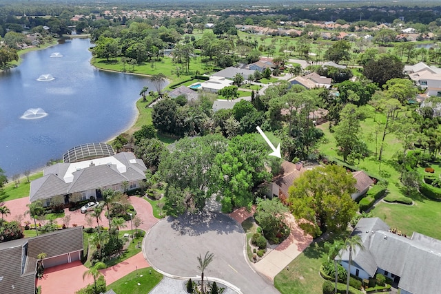 13179 Camero Way, Palm Beach Gardens, FL 33418 - aerial view of residential area featuring a nearby body of water and a tree filled landscape