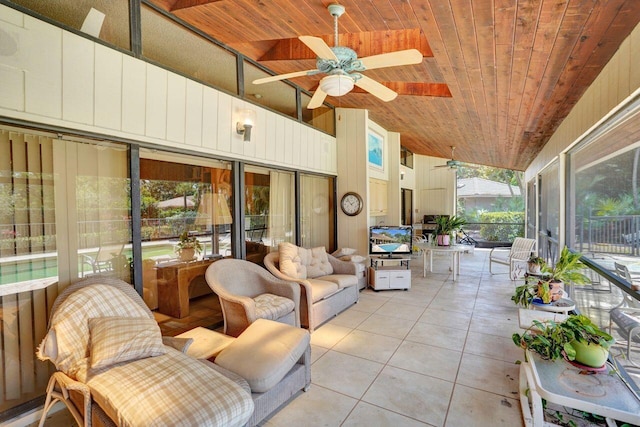 13179 Camero Way, Palm Beach Gardens, FL 33418 - view of patio featuring a ceiling fan