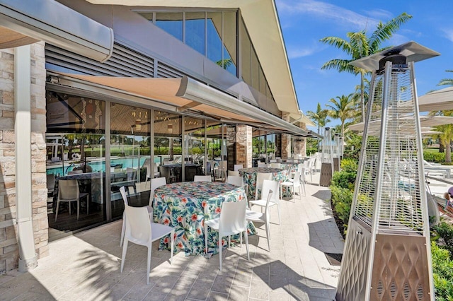 13179 Camero Way, Palm Beach Gardens, FL 33418 - view of patio featuring outdoor dining space