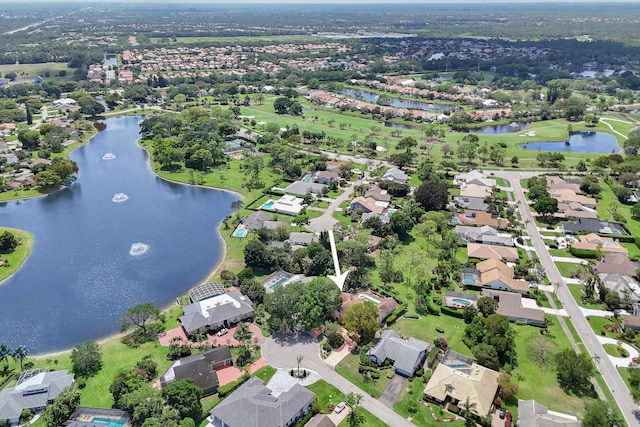13179 Camero Way, Palm Beach Gardens, FL 33418 - aerial view of property's location with nearby suburban area and a nearby body of water