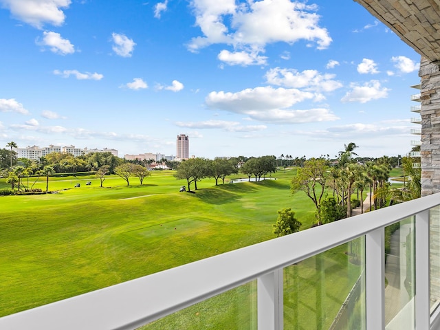 210 SE Mizner Blvd Unit 301, Boca Raton, FL 33432 - balcony featuring view of golf course