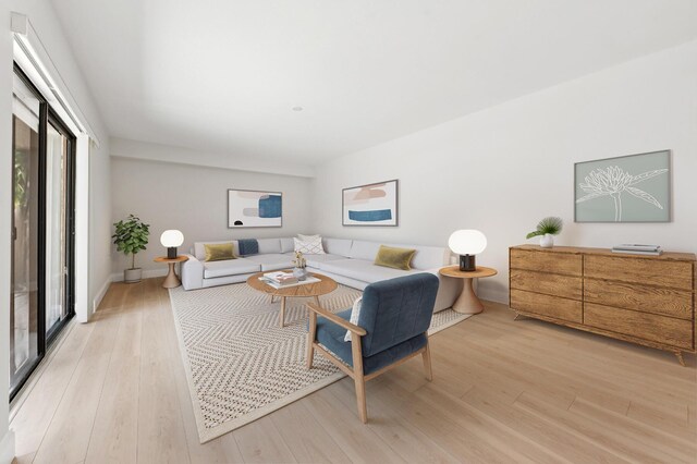 6201 62nd Way, West Palm Beach, FL 33409 - living area featuring light wood finished floors