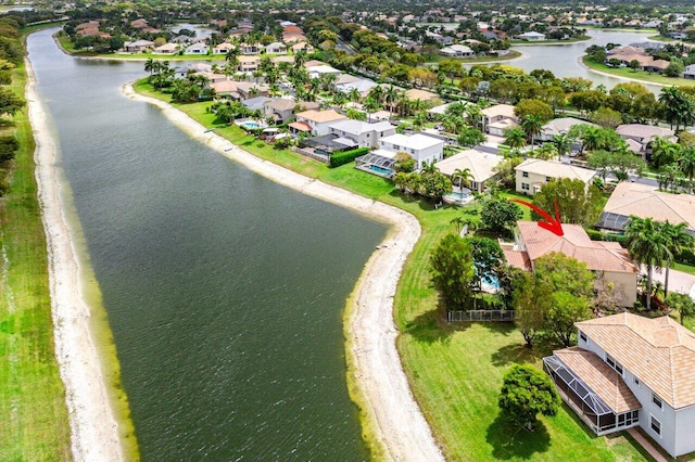 21281 Waycross Dr, Boca Raton, FL 33428 - aerial view of residential area featuring a nearby body of water