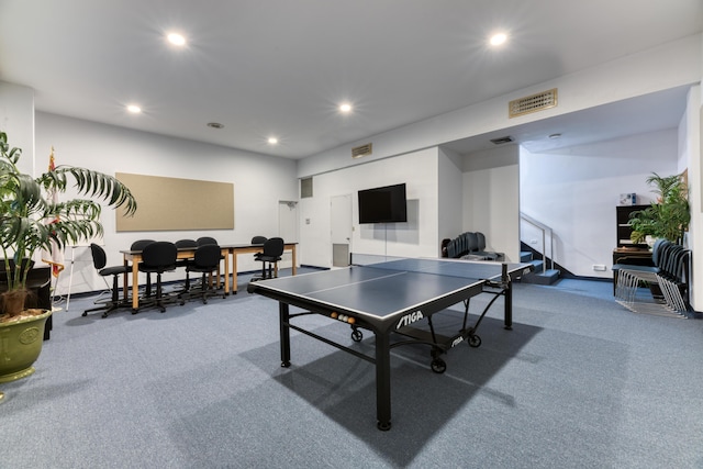 2800 N Flagler Dr Unit 207, West Palm Beach, FL 33407 - playroom with recessed lighting and visible vents