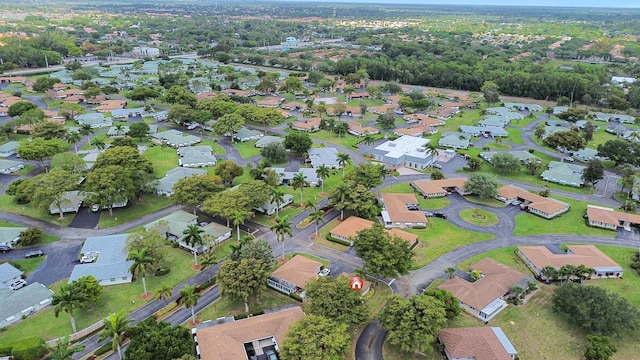 155 Mockingbird Ln, Delray Beach, FL 33445 - aerial view with a residential view