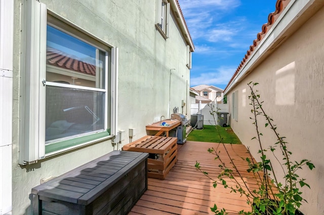 9506 Fox Trot Ln, Boca Raton, FL 33496 - view of wooden terrace