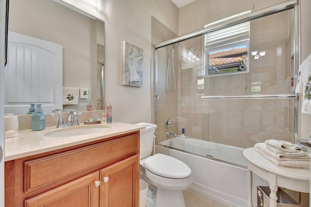7147 Prudencia Dr, Lake Worth, FL 33463 - full bath with toilet, vanity, and combined bath / shower with glass door