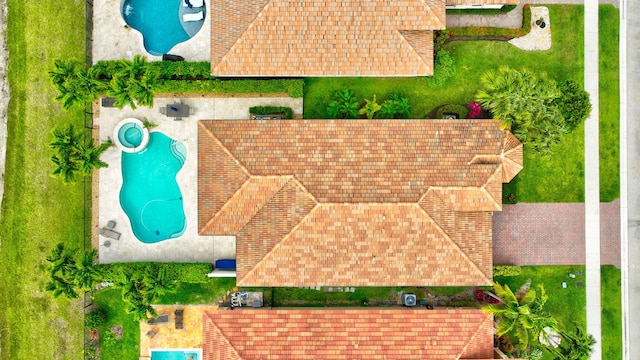 7147 Prudencia Dr, Lake Worth, FL 33463 - aerial view of a pool area