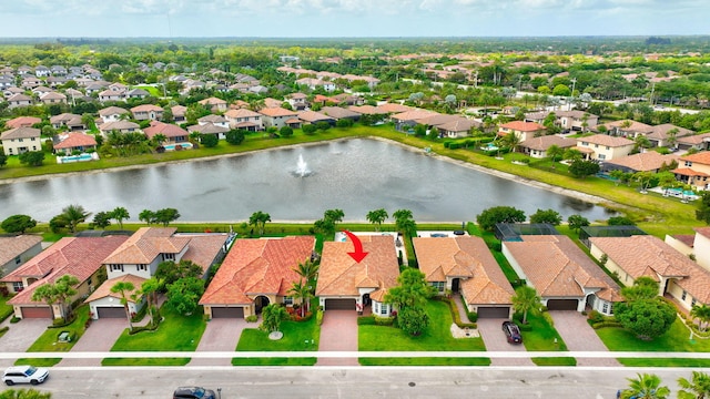 7147 Prudencia Dr, Lake Worth, FL 33463 - aerial perspective of suburban area with a nearby body of water