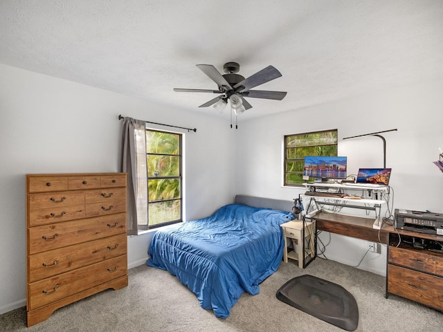 708 NW Floresta Dr, Port Saint Lucie, FL 34983 - carpeted bedroom featuring ceiling fan