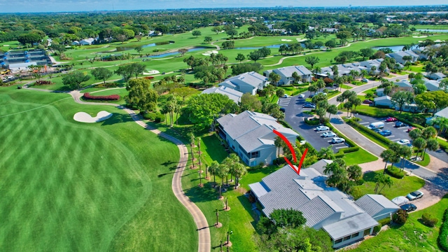 45 Eastgate Dr Unit B, Boynton Beach, FL 33436 - bird's eye view with a residential view and a water view