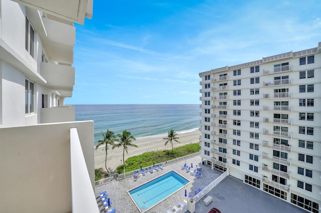 3215 S Ocean Blvd Unit 707, Highland Beach, FL 33487 - water view with nearby beach