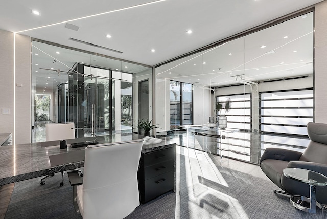 372 E Alexander Palm Rd, Boca Raton, FL 33432 - office space with plenty of natural light and recessed lighting