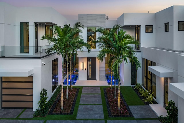 372 E Alexander Palm Rd, Boca Raton, FL 33432 - contemporary home featuring stucco siding