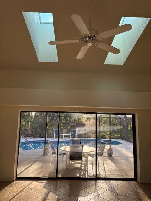 2101 SE Harlow St, Port Saint Lucie, FL 34952 - interior space featuring a skylight
