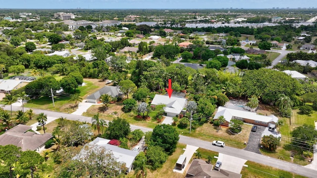 2101 SE Harlow St, Port Saint Lucie, FL 34952 - bird's eye view featuring a residential view