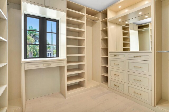 3408 Washington Rd, West Palm Beach, FL 33405 - walk in closet with light wood-style floors