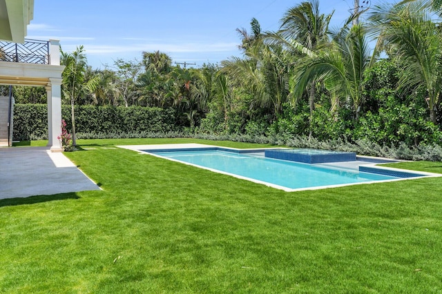 3408 Washington Rd, West Palm Beach, FL 33405 - outdoor pool with a yard and a patio area
