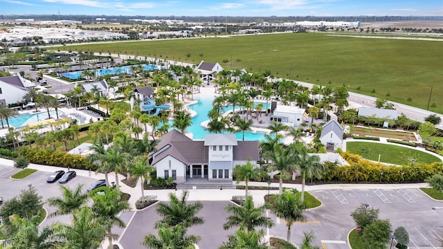 4673 Estates Cir, Westlake, FL 33470 - aerial view of a pool