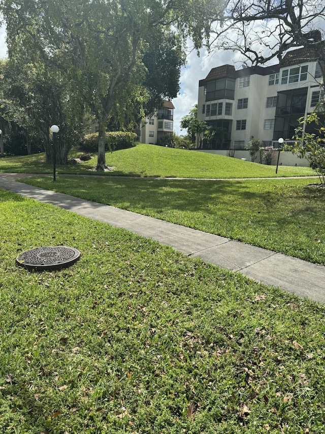 surrounding community featuring a yard
