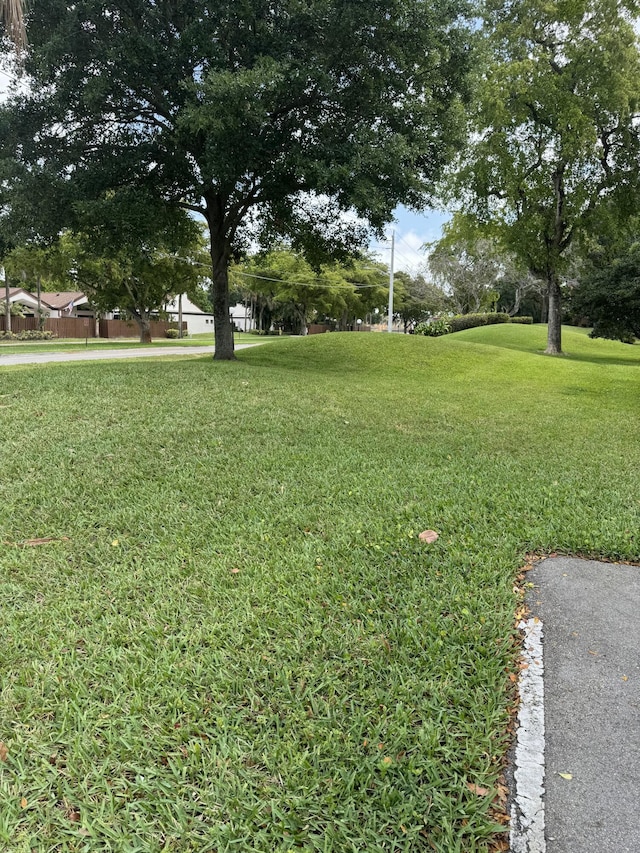 view of yard